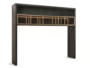 CLEVER N08 - Open freestanding wood veneer bookcase _ SCAPPINI & C